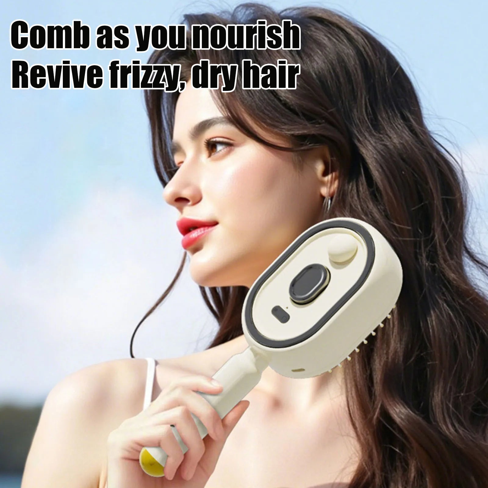 QuickSmooth Cordless Hair Styling Brush
